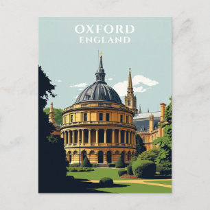 Cartão Postal Viagem Histórica Oxford Inglaterra