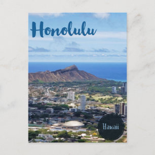 Cartão Postal Viagem Honolulu Hawaii