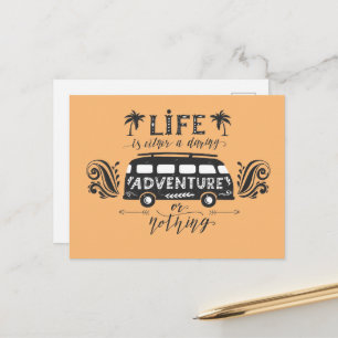 Cartão Postal Viagem Inspiradora