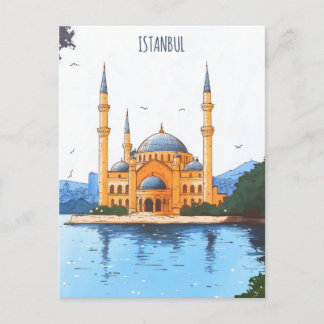 Cartão Postal Viagem Istambul Turquia