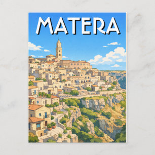 Cartão Postal Viagem Itália Matera