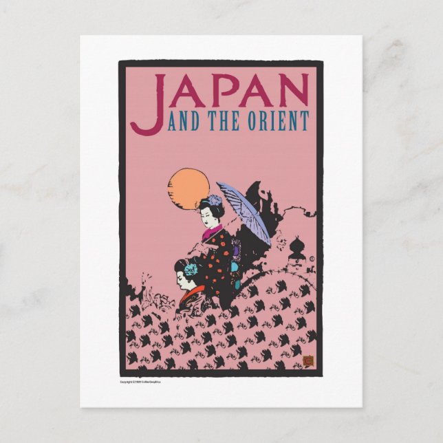 Cartão Postal VIAGEM-Japão-Oriente- (Frente)