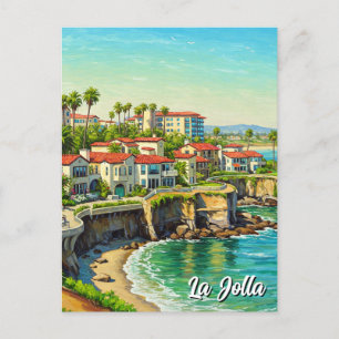 Cartão Postal Viagem La Jolla California