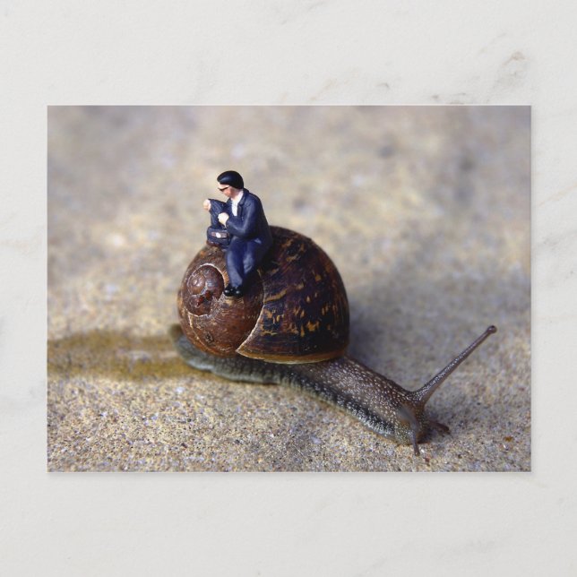 Cartão Postal Viagem lenta (Frente)