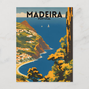 Cartão Postal Viagem Madeira Portugal