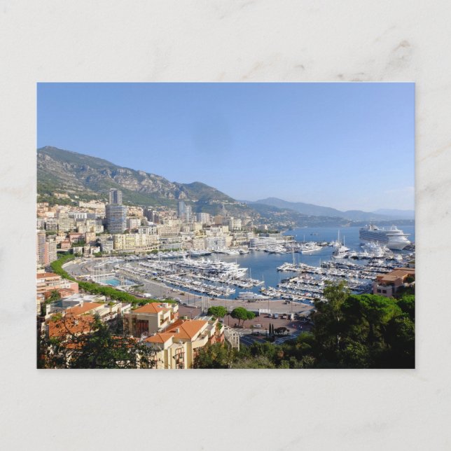 Cartão postal Viagem Monte Carlo Mônaco (Frente)