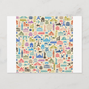 Cartão Postal viagem mundial