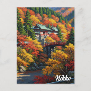 Cartão Postal Viagem Nikko Japão