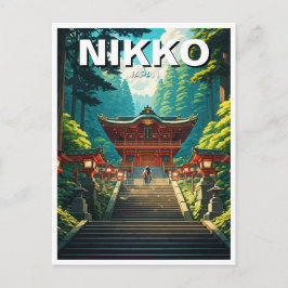 Cartão Postal Viagem Nikko Japão