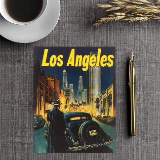 Cartão Postal Viagem Noir Vintage Los Angeles