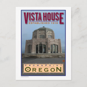 Cartão Postal VIAGEM-Oregon-Vista House-