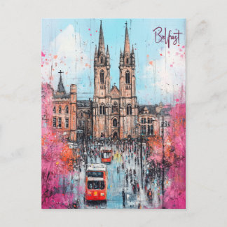 Cartão Postal Viagem para Belfast Norte Irlanda