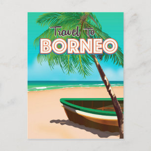Cartão Postal Viagem para Borneo