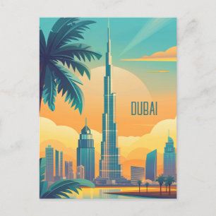 Cartão Postal Viagem para Dubai