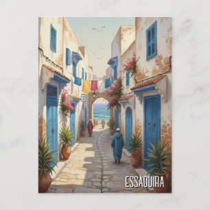 Cartão Postal Viagem para Essaouira Marrocos