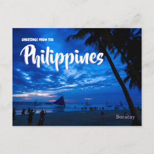 Cartão Postal Viagem para Filipinas