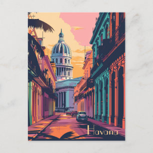 Cartão Postal Viagem para Havana