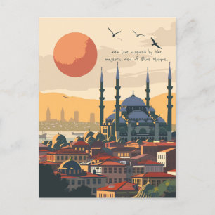 Cartão Postal Viagem para Istambul