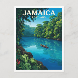 Cartão Postal Viagem para Jamaica Port Antonio