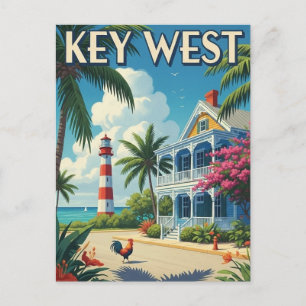 Cartão Postal Viagem para Key West Flórida