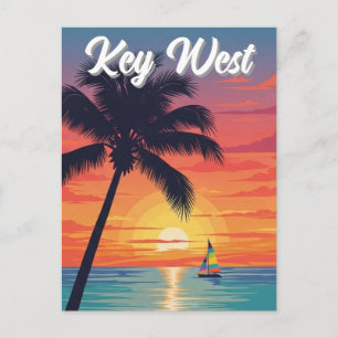 Cartão Postal Viagem para Key West Flórida