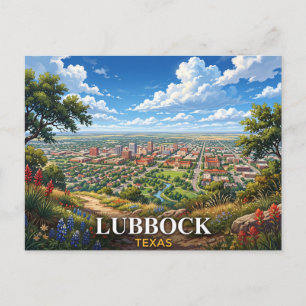 Cartão Postal Viagem para Lubbock Texas