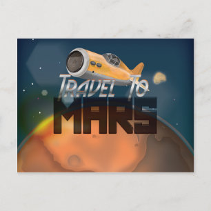 Cartão Postal Viagem para Marte