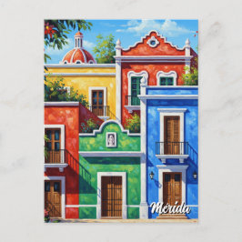 Cartão Postal Viagem para Mérida México
