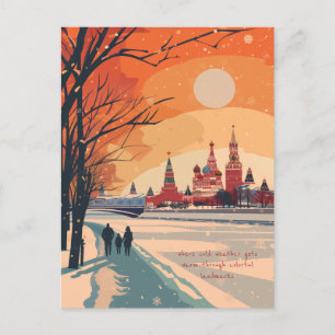 Cartão Postal Viagem para Moscou