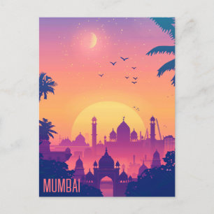 Cartão Postal Viagem para Mumbai