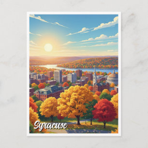 Cartão Postal Viagem para Nova York Syracuse