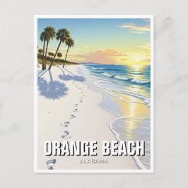 Cartão Postal Viagem para Orange Beach Alabama