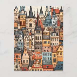 Cartão Postal Viagem para Praga Czechia