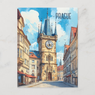 Cartão Postal Viagem para Praga Czechia