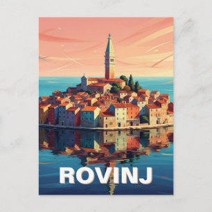 Cartão Postal Viagem para Rovinj Croácia