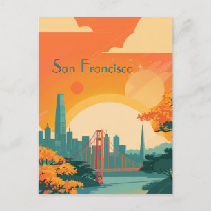 Cartão Postal Viagem para São Francisco
