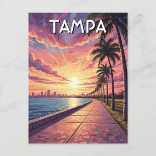 Cartão Postal Viagem para Tampa Flórida