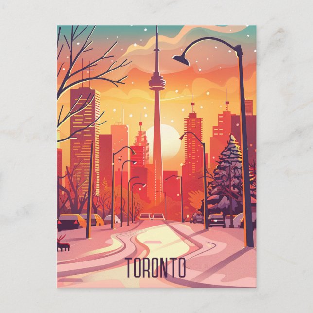Cartão Postal Viagem para Toronto (Frente)