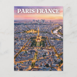 Cartão Postal Viagem Paris França 