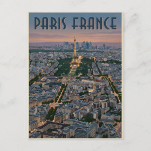 Cartão Postal Viagem Paris França