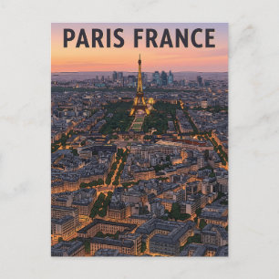 Cartão Postal Viagem Paris França