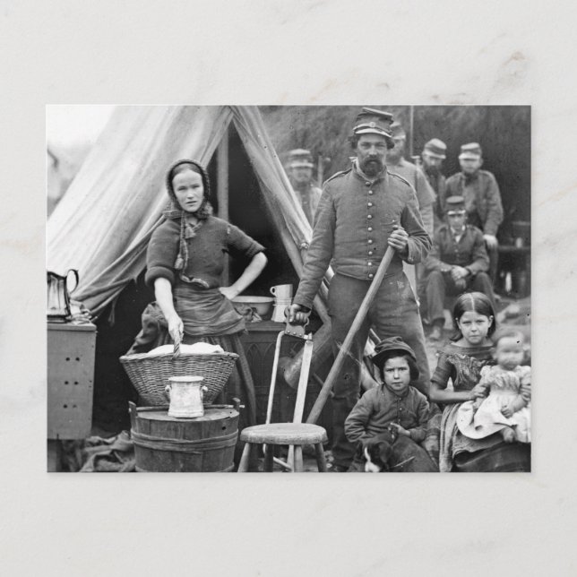 Cartão Postal Viagem pela Guerra Civil, 1861 (Frente)