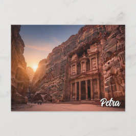 Cartão Postal Viagem Petra Jordânia