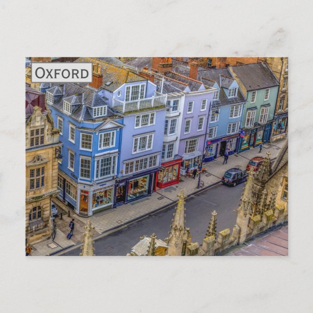 Cartão Postal Viagem Photo Oxford England (Frente)