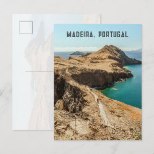 Cartão Postal Viagem Ponta de São Lourenço Madeira