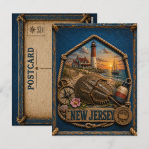 Cartão Postal Viagem por Nova Jersey