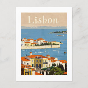 Cartão Postal Viagem Portugal Lisboa