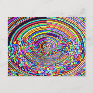 Cartão Postal Viagem Psicodélica