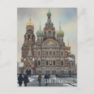 Cartão Postal Viagem Rússia São Petersburgo