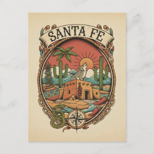 Cartão Postal Viagem Santa Fe Novo México